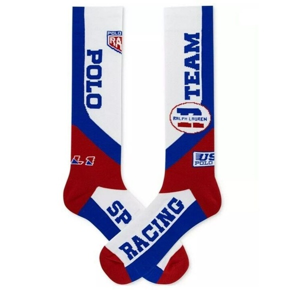 NWT! Polo Ralph Lauren Motocross Kit Crew Sock - Picture 2 of 12